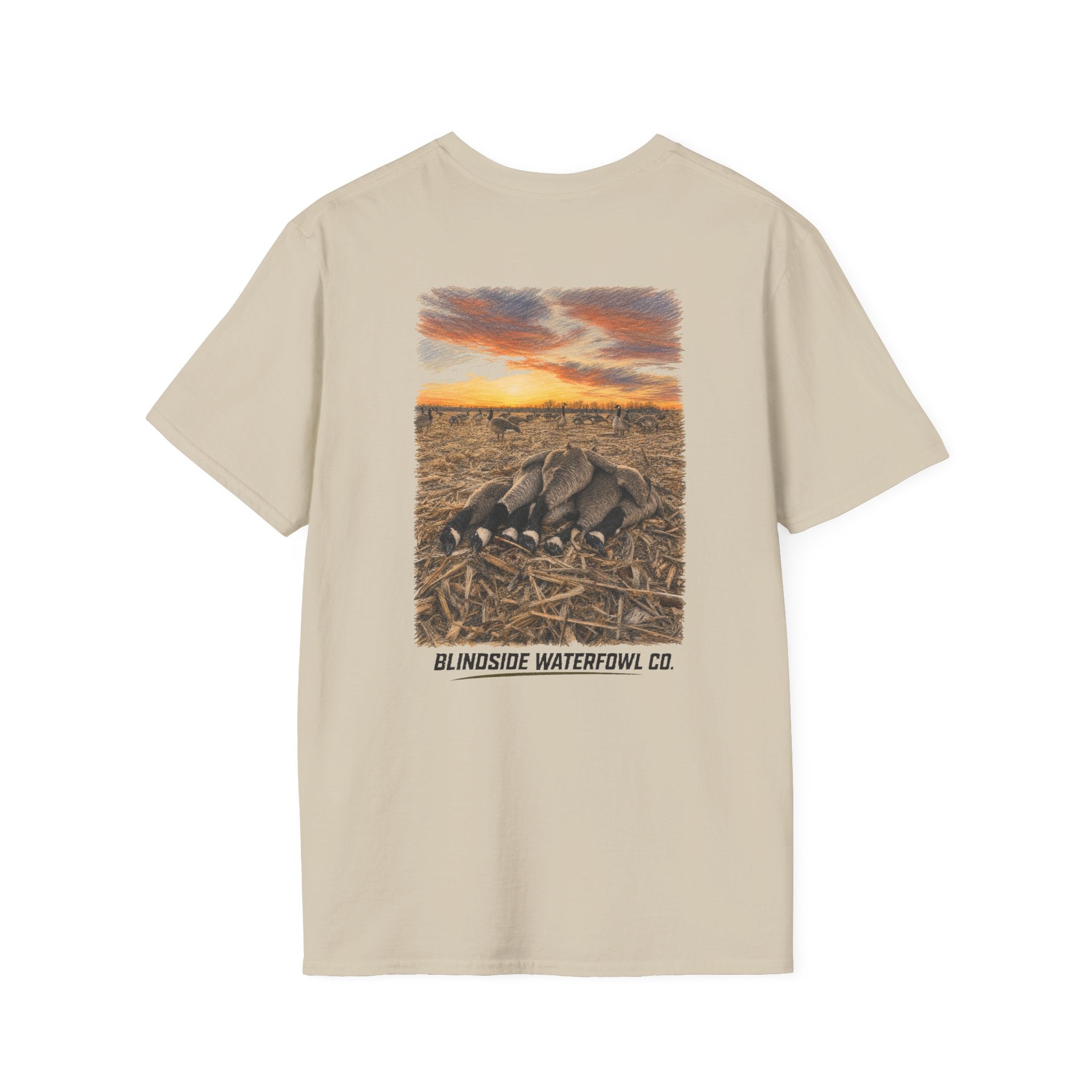 Blindside Waterfowl Co. Sunset Pile T-Shirt
