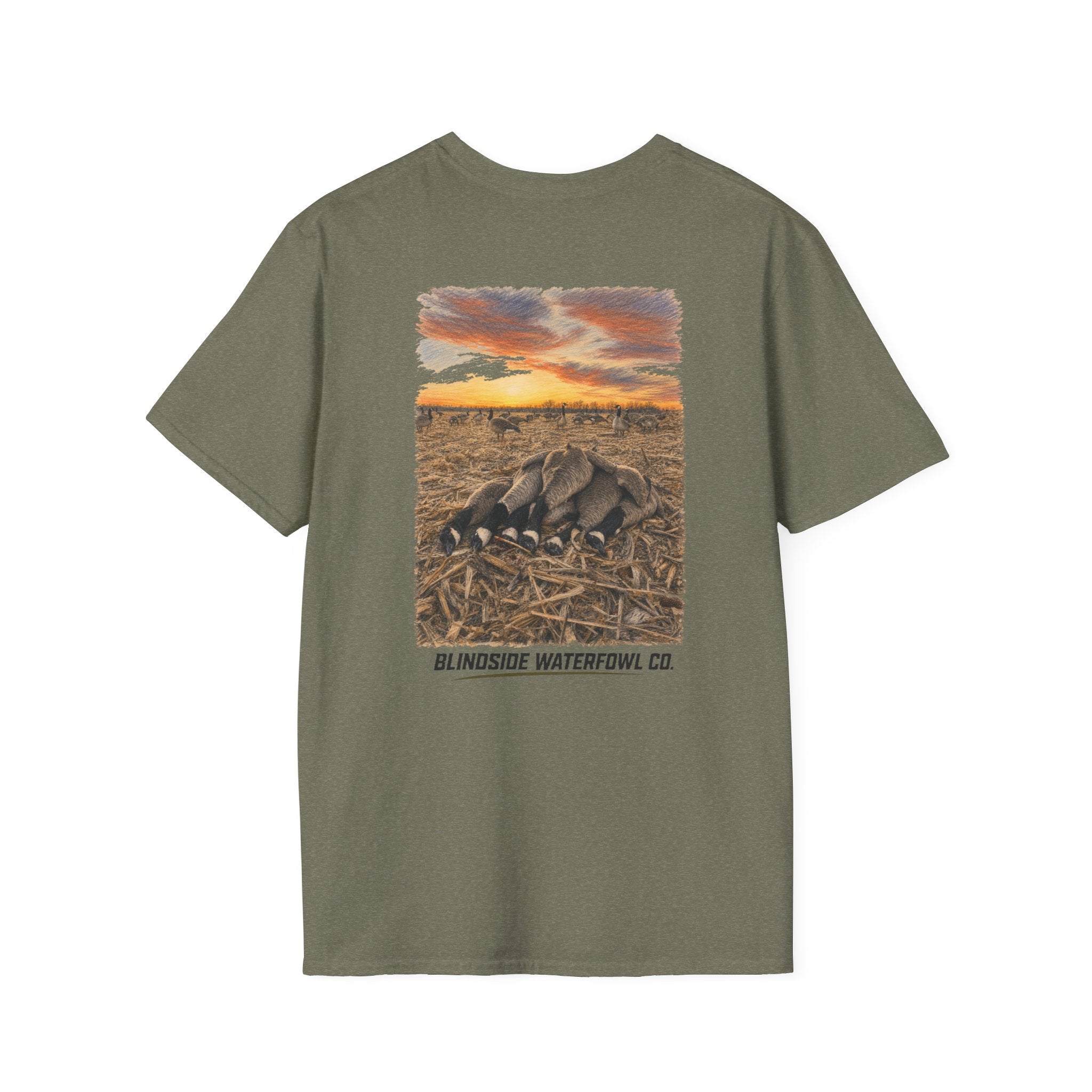 Blindside Waterfowl Co. Sunset Pile T-Shirt